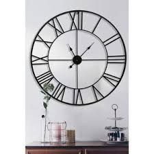 Grande Horloge En Metal Gaia O 90 Cm Piles Incluses En 2020 Grande Horloge Horloge Pendule Horloge