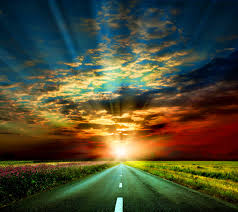 Sunset Road Wallpaper 10365401 Wallpapers Hd Desktop And Mobile Backgrounds The rising sun, sunrise, ocean, morning, 3d and abstract. sunset road wallpaper 10365401