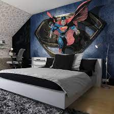 Few aesthetics embody the best parts of hygge—everyone's favorite trendy way to get cozy—than bohemian decor. Superman Boys Childrens Bedroom Photo Wallpaper Wall Mural Room 971veve Superman Bedroom Wall Wallpaper Bedroom