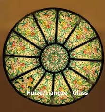 Don't like your boring, ordinary window anymore? China Customized Pattern Tiffany Stained Glass Skylight Ceiling Dome For Cathedral Project China Tiffany Glass Dome Stained Glass Window