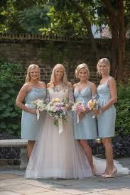 Lulakate Bridesmaids In Sky Poly Shantung Dresses Photography By Leigh Webber Light Blue Bridesmaid Dresses Lulakate Bridesmaid Pale Blue Bridesmaid Dresses