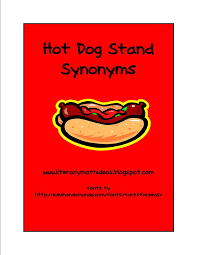 Hot Dog Stand Synonyms Hot Dog Stand Speech Language Activities Speech Language Therapy