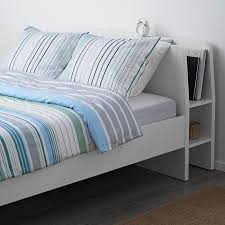 Ikea Askvoll Kopfteil Mit Ablage Weiss In 2020 Bettgestell Ikea Bett