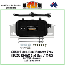 2pieces adjustable car battery terminal connector ends clamp positive & negative (fits: Isuzu Dmax 2nd Gen Mux Dual Battery Tray Grunt 4x4