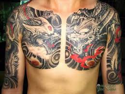 Black And Red Chinese Dragon Tattoo Japanese Dragons Yakuza Style Black And Red Tatuagens Tatoo Braco Tatoo