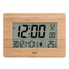 Digital wall clock with thermometer. Fanju Digital Wall Clock Lcd Big Large Number Time Temperature Calendar Alarm Table Desk Clocks Modern Design Office Home Decor Wall Clocks Aliexpress