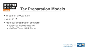Wir bilden akademische gesundheitsexperten mit hervorragenden zukunftsperspektiven aus. Volunteer Income Tax Assistance Ppt Download