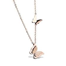 The store that you founded in 1872 on new york's lower e. Buy Shining Diva Fashion Stylish 18k Rose Gold Plated Double Crystal Butterfly Cubic Zirconia Chain Pendant Chain For Girls Golden 10725np At Amazon In