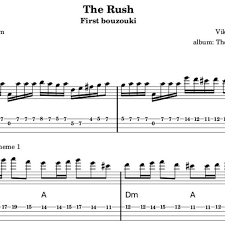 The Rush Greek Bouzouki Instrumental Viktor S Tabs And Notations