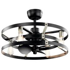 Find ceiling fans at wayfair. Caged Ceiling Fans With Lights Ceiling Fans The Home Depot