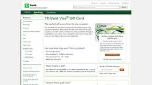 Gift cards can be used in person, over the phone, online or to make purchases through a. Td Gift Card Login And Support