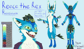Reece the Rex Reference Sheet - Rexouium Fursona! by Clockworks11 -- Fur  Affinity [dot] net