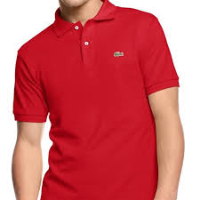 Lacoste Red Polo Short Sleeved