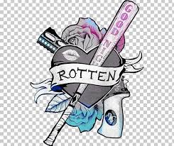 #harley quinn #harleyquinn #harley and joker #harley and ivy #birds of prey #comics #dc #dc comics #tattoo #tattoos #art #artwork. Harley Quinn Joker Poison Ivy Batman Tattoo Png Clipart Art Artwork Batman Character Decal Free Png
