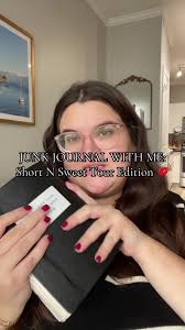 Junk Journal with me💋 been waiting to make this spread of the short n  sweet @Sabrina Carpenter concert experience for so long!! #junkjournal  #junkjournaling #junkjournalwithme #journaling #journal ...