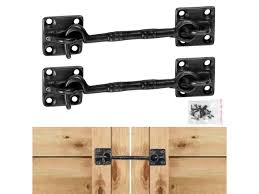 Here you will find that craftsmanship, excellence and innovation are of the utmost importance. 2 Pcs 4 1 2 Sliding Barn Door Lock Latch Hook Eye Cast Copper Hardware For Wood Doors Window Gate Newegg Com