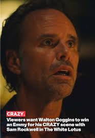 Scene from White Lotu W Goggins and Sam