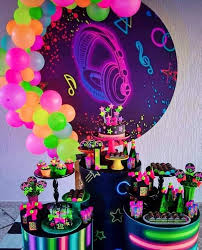 Get these hex color codes for the best neon hues. Beautiful Neon Party Thematic Party Decoration Ideas Facebook