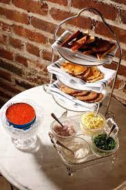 Sadelle S Launches Dinner With Caviar Candlelight And Spicy Fried Chicken Spicy Fried Chicken Deli Food Fried Chicken