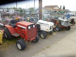 Still runs excellent very clean. Lawnside Classics Burt S Vintage And Used Riding Mower And Garden Tractor Heaven Including One Of The Oldest Riding Mowers Ever Curbside Classic