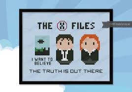 Maybe you would like to learn more about one of these? The X Files Digital Cross Stitch Pattern