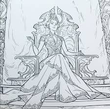 Sarah J Maas A Court Of Mist And Fury Pdf Acotar Coloring Book Book Art Coloring Books Sketches
