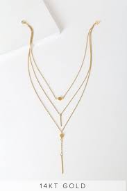 Unstoppable 14kt Gold Layered Necklace Gold Necklace Layered Layered Necklaces Geometric Statement Necklace