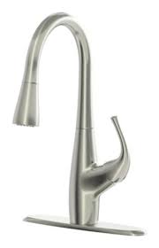 Shop for danze kitchen faucets in shop kitchen faucets by brand. Danze Dellen 1 Handle Pull Down Kitchen Faucet Brushed Nickel Canadian Tire