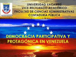 La democracia participativa y protagónica que desde 1999 se viene desarrollando en venezuela, ha sido la manera como los la democracia participativa es aquella en donde se tienen en cuenta la voz y el voto,las cuales sirven de base para la construcción del socialismo. Democracia Participativa Y Protagonica En Venezuela Youtube