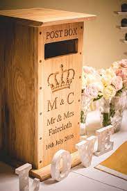 A Summer Wedding At Capheaton Hall Wedding Post Box Wedding Card Post Box Card Box Wedding