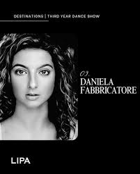 DESTINATIONS' CHOREOGRAPHERS Here are our choreographers for the third year  dance show. Within the show there will also be scenes created by our head  of dance Sarah E Baker & director Andrew