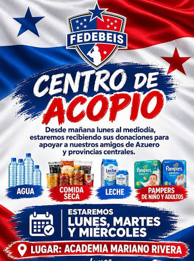 FEDEBEIS habilita centro de acopio para apoyar a familias afectadas por el sismo en las provincias centrales
