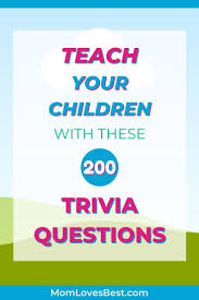 How well do you know your disney and other classic cartoon trivia? 200 Trivia Questions For Kids Fun Easy Hard More Mom Loves Best Trivia Questions For Kids Trivia Questions Teaching Special Education
