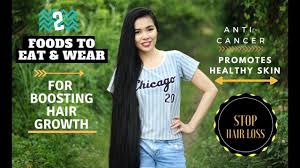 Some foods, however, do contain more nutritional properties that support their growth and overall. 2 Foods You Should Eat Wear For Rapid Hair Growth Prevent Cancer Healthy Skin Stop Hair Loss Youtube