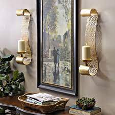 Shop wall candle holders at chairish, the design lover's marketplace for the best vintage and used furniture, decor and art. The Best Part About Sconces They Come In Pairs So They Are Easy To Decorate With Candle Wall Sconces Wall Sconces Wall Candles