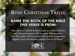 Following broadway and television experience, he made a … 2020 Christmas Bible Trivia Day 7 Of Holiday Fun Rose Publishing Blog