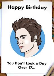 Twilight Edward Cullen Birthday Card