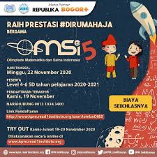 Gambar soal olimpiade ipa sd. Kpm Seikhlasnya Dibuka Pendaftaran Olimpiade Facebook