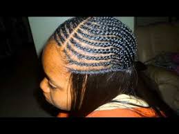 Sew in hair for black women are so popular because they deliver exactly what the client is looking for. Side Part Sew In Braid Pattern With Leave Out Novocom Top