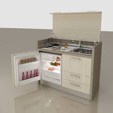 Why should i consider a kitchenette instead of a kitchen? Kitchenette With Integrated Appliances K 140 Mobilspazio S R L Hidden Compact For Studio Apartement
