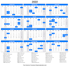 2022 Calendar