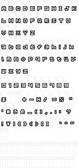 The classic undertale logo font now containing cyrillic words, replaced from heart symbols. Hachicro Font Dafont Com