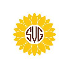 Free Free 128 Sunflower Monogram Svg Simple Sunflower Svg SVG PNG EPS DXF File