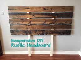 You can achieve this look by using different types of wood stain. Diy Rustic Headboard Under Decoratorist 181927