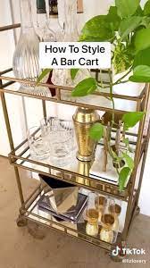 Bar Cart Decor Ideas Video Dining Room Bar Cart Bar Cart Decor Home Bar Decor