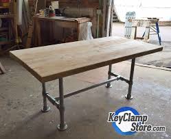 A custom desk pipe base that can be used with any table top. Key Clamp Desk421 Key Clamp Table Desk Frame Kit Style 1 42mm Diameter Tube