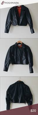 80s Leather Jacket Asos Faux Leather 80s Style Jacket With Red Interior Fits A Size U S Small But Will Definitely Fi 80s Style Jackets Jackets Clothes Design