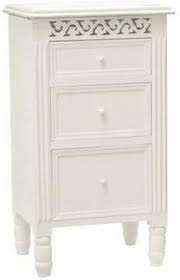 The bedside table all too often gets buried under books you've been meaning to read, remnants of midnight snacks and boring alarm clocks. Traditional 3 Drawer Bedside Cabinet White Paint Shabby Chic Design Bedside Tables
