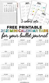 The blank and generic calendars are easy to edit or customize for your 2021 events. Free 2021 Calendar Tabs Stickers Lovely Planner