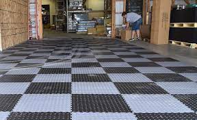 What tiles to use for garage floor. Garage Flooring Ideas The Home Depot